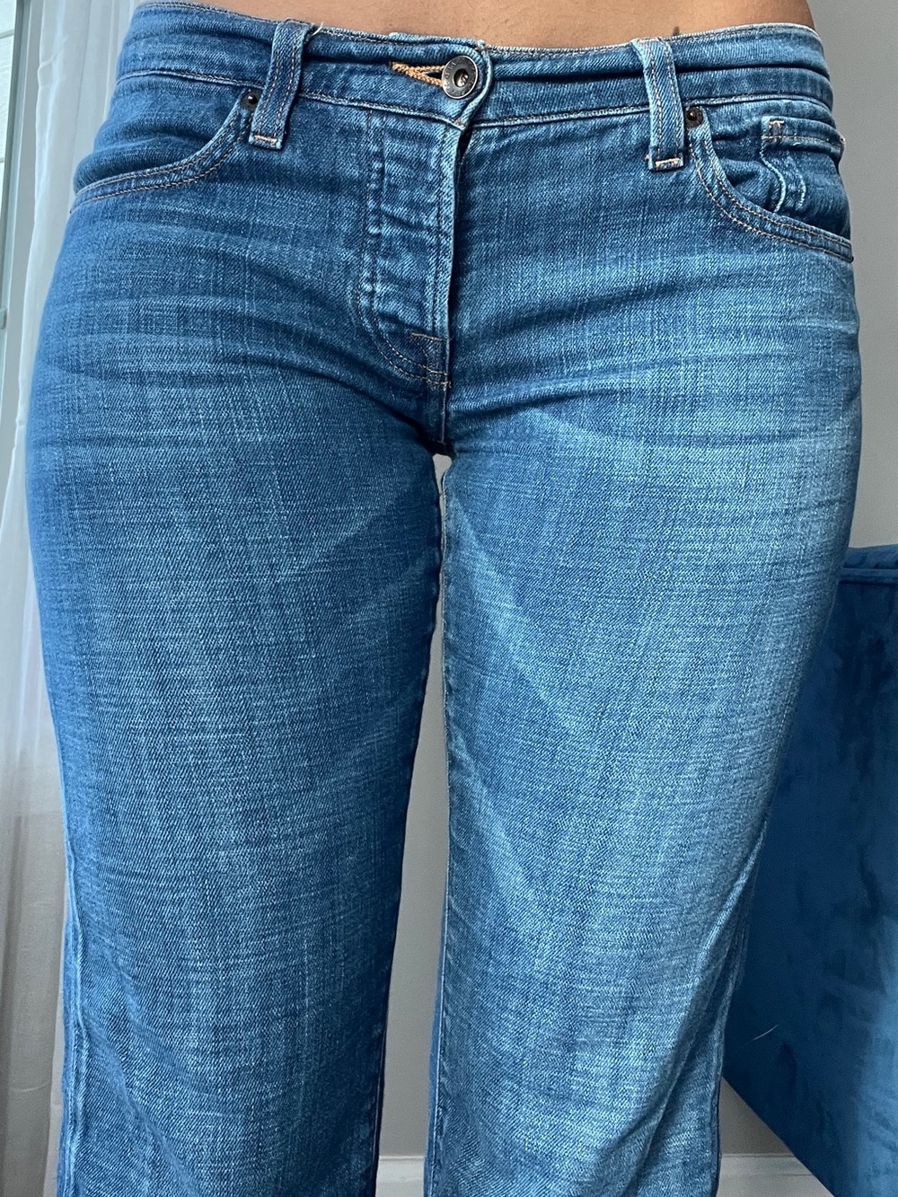 lucky brand sienna tomboy crop jeans vintage size 4/27